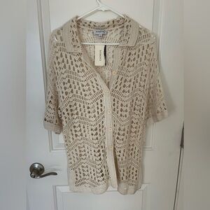 Evereve Molly Crochet Cardigan